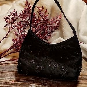 Small clutch sequin, beaded evening handbag